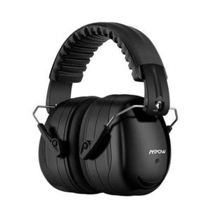 MPOW Noise Reduction Earmuffs, Adjustable & Soft, Black